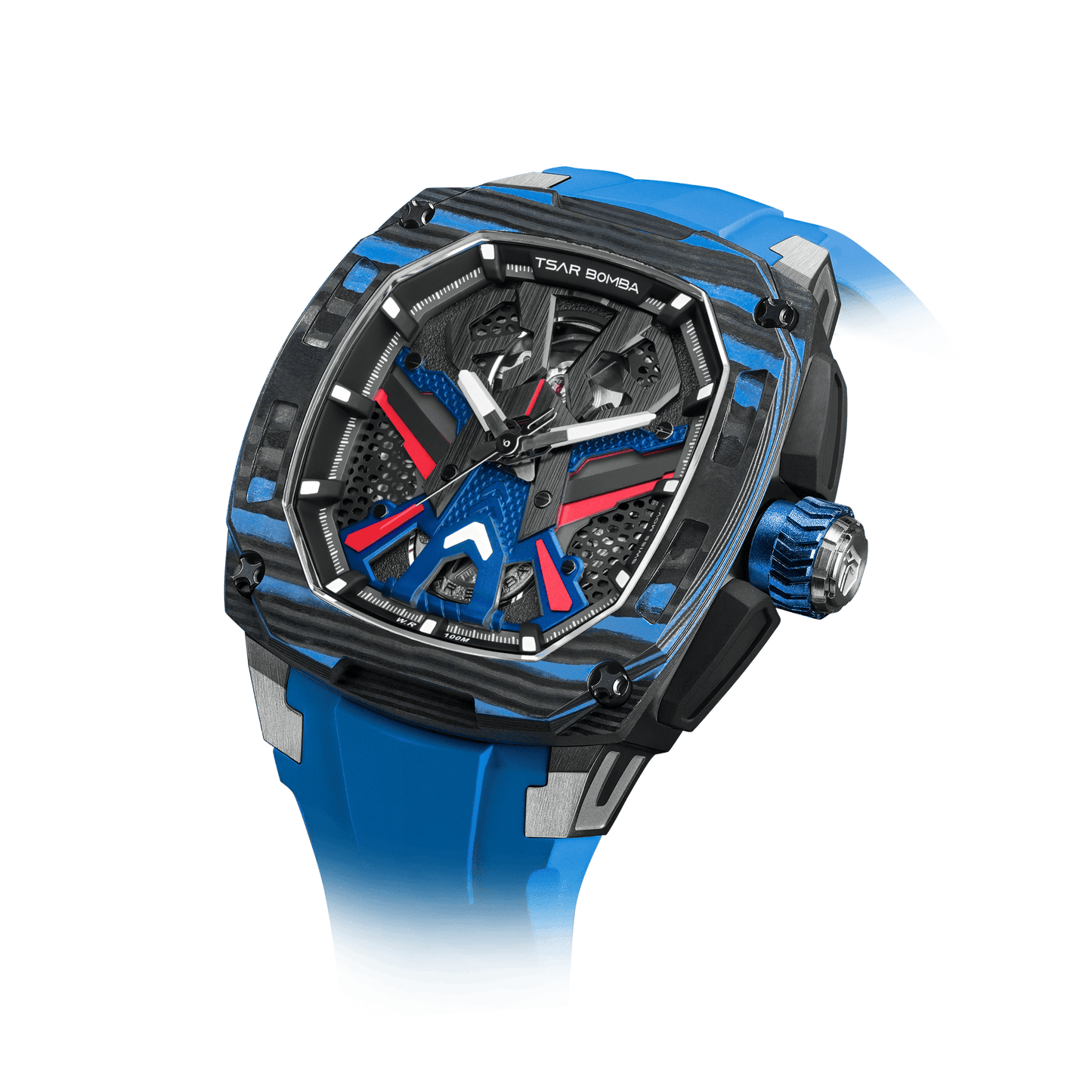 Official Tsar Bomba Dark Matter 3 Interchangeable Swiss Automatic Watch - TB8603 - Top G Watches