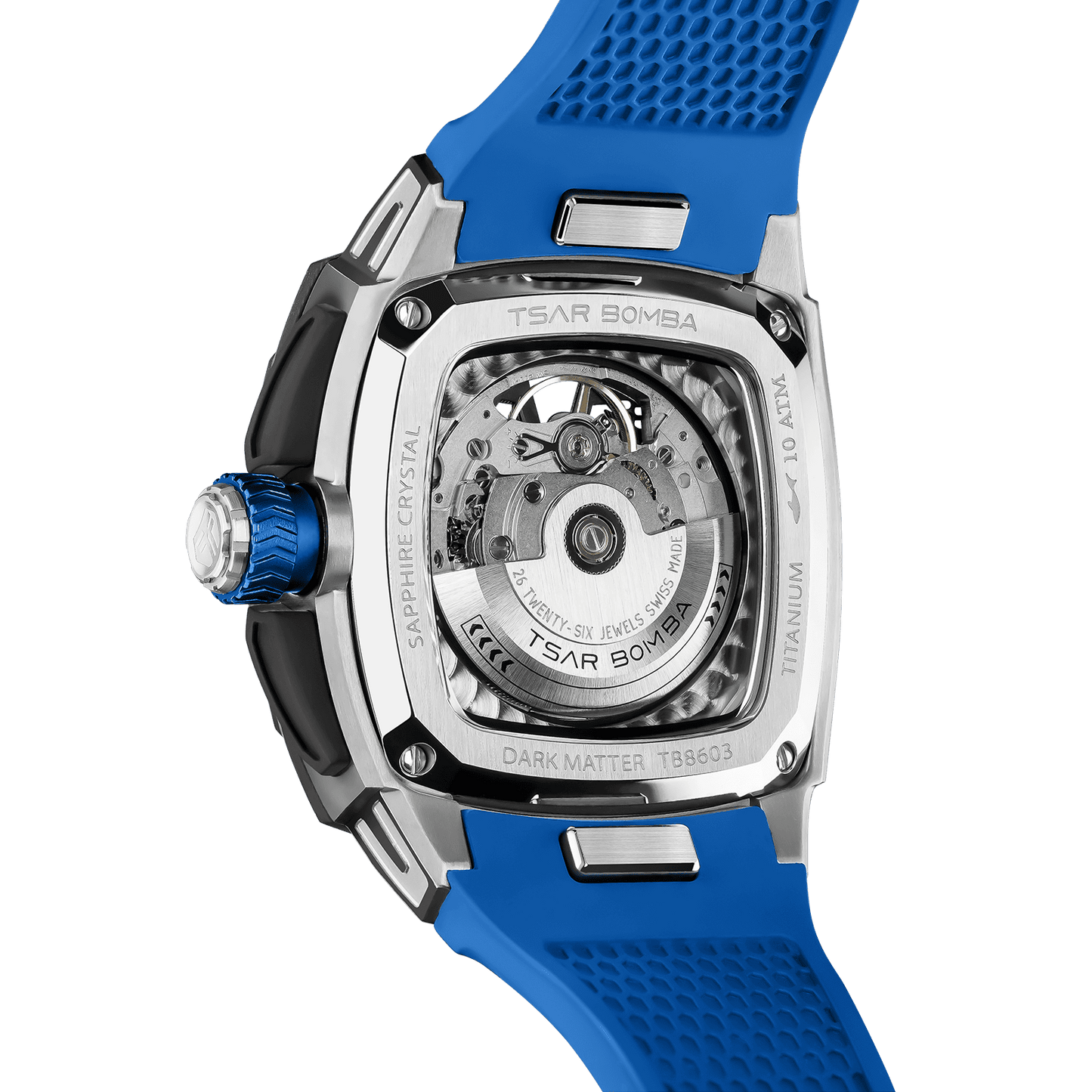 Official Tsar Bomba Dark Matter 3 Interchangeable Swiss Automatic Watch - TB8603 - Top G Watches