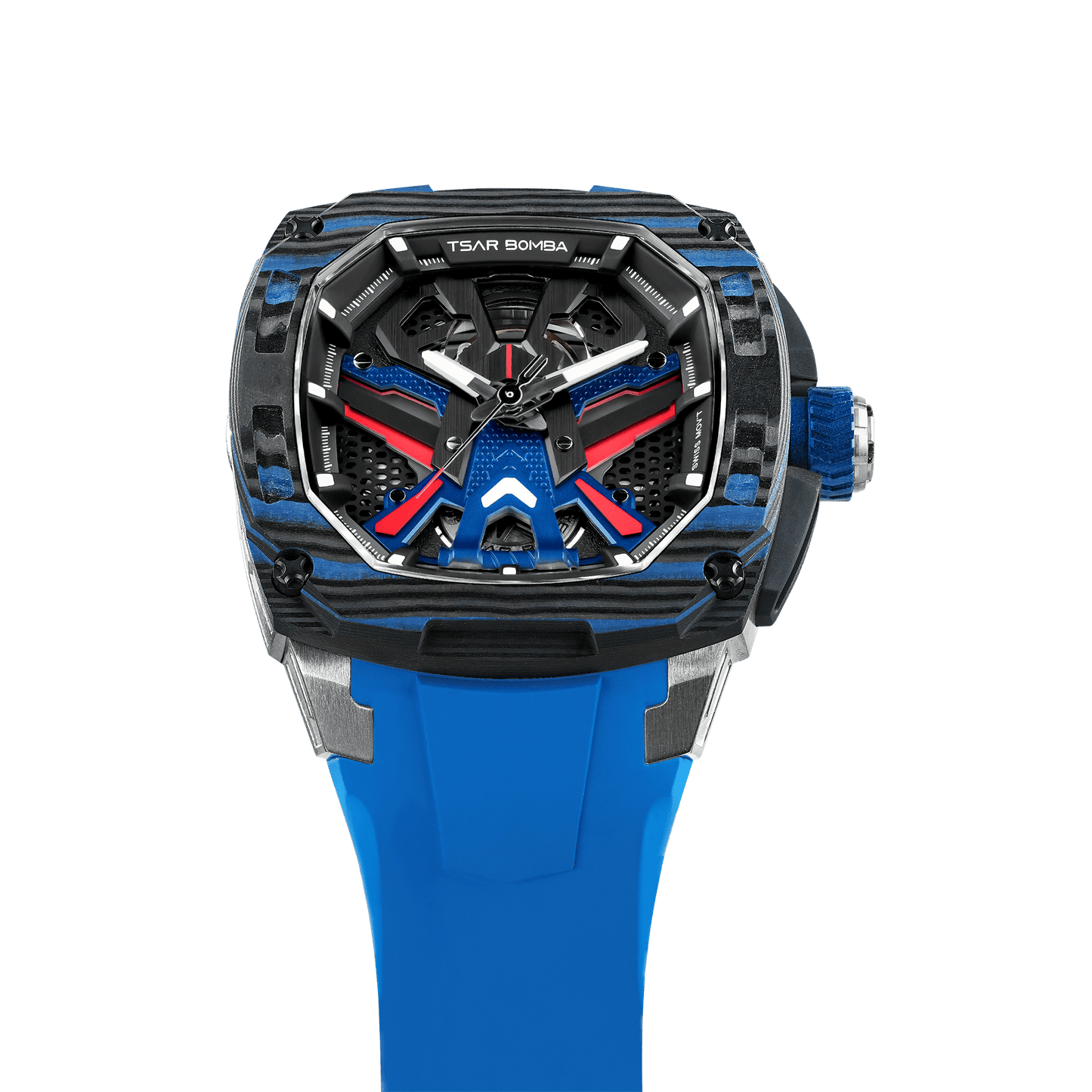 Official Tsar Bomba Dark Matter 3 Interchangeable Swiss Automatic Watch - TB8603 - Top G Watches