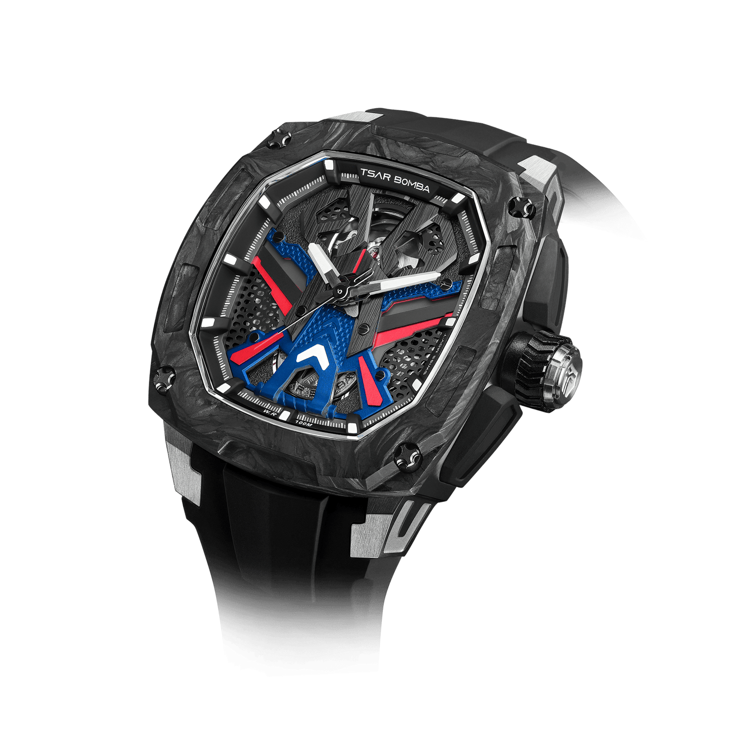 Official Tsar Bomba Dark Matter 3 Interchangeable Swiss Automatic Watch - TB8603 - Top G Watches