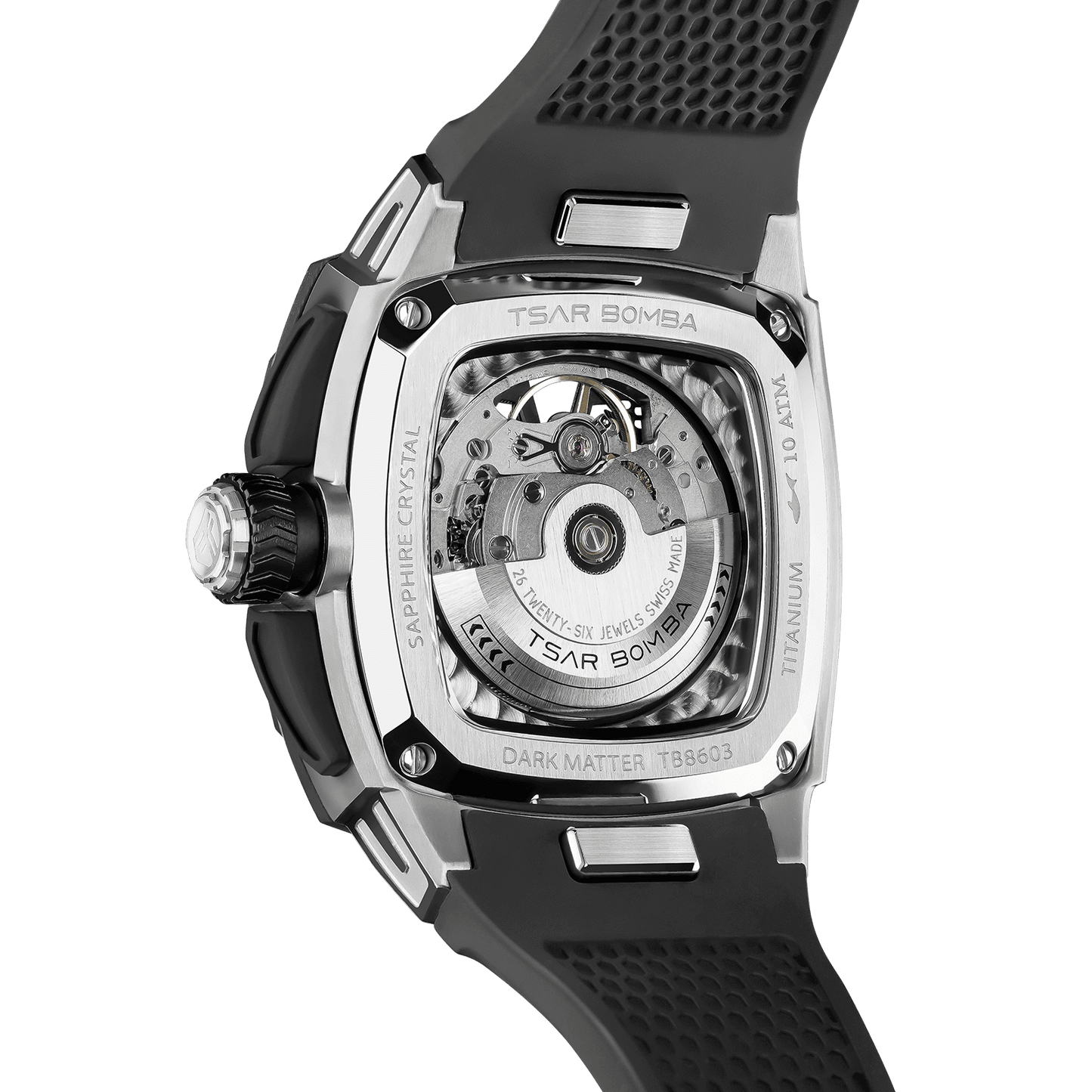 Official Tsar Bomba Dark Matter 3 Interchangeable Swiss Automatic Watch - TB8603 - Top G Watches