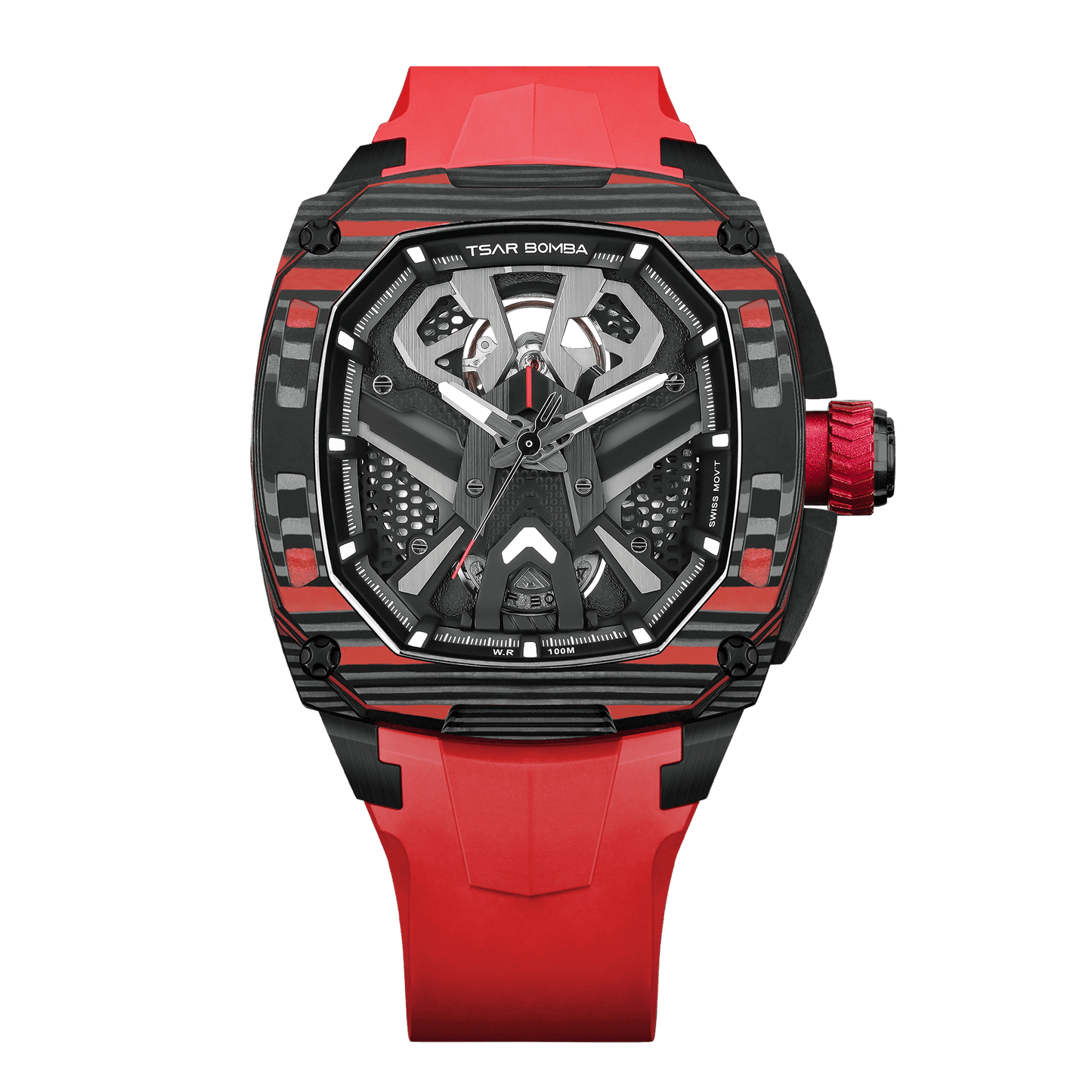 Official Tsar Bomba Dark Matter 3 Interchangeable Swiss Automatic Watch - TB8603 - Top G Watches