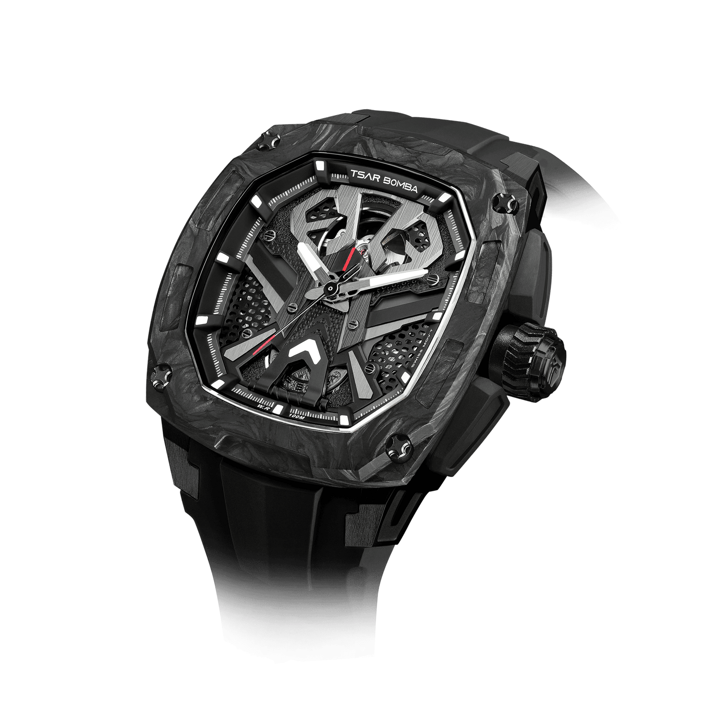 Official Tsar Bomba Dark Matter 3 Interchangeable Swiss Automatic Watch - TB8603 - Top G Watches