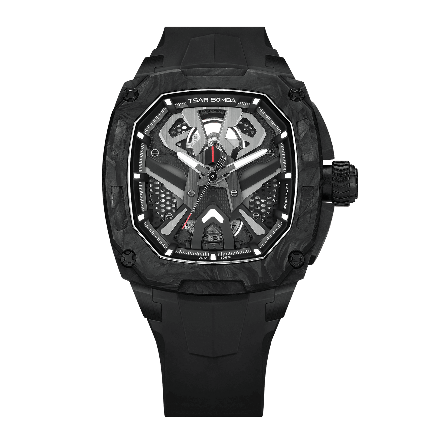 Official Tsar Bomba Dark Matter 3 Interchangeable Swiss Automatic Watch - TB8603 - Top G Watches