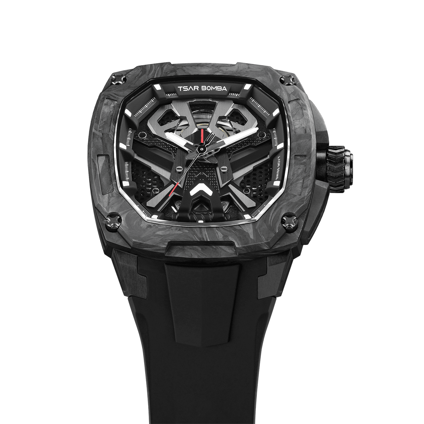Official Tsar Bomba Dark Matter 3 Interchangeable Swiss Automatic Watch - TB8603 - Top G Watches
