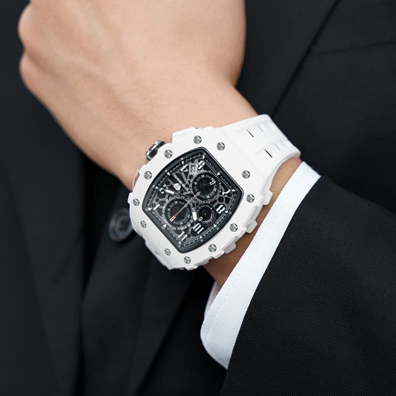 Official Tsar Bomba Elemental Series-Bio-Ceramic Quartz Watch TB8204B - Top G Watches