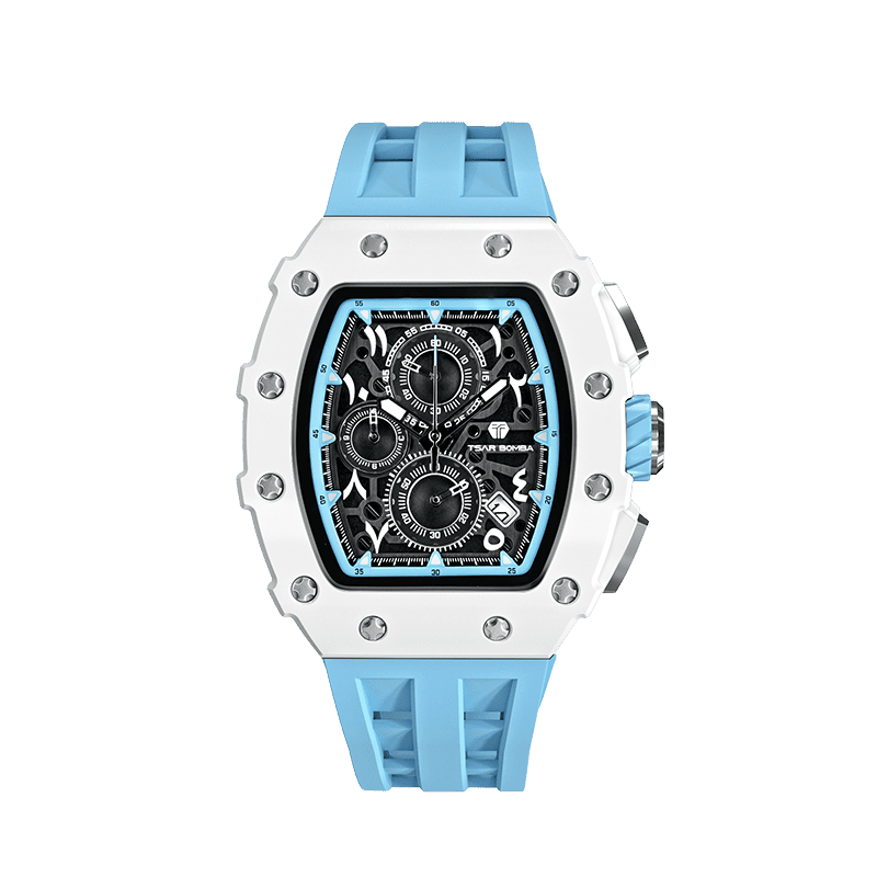 Official Tsar Bomba Elemental Series-Calendar Arabic Series - TB8204QA - Top G Watches