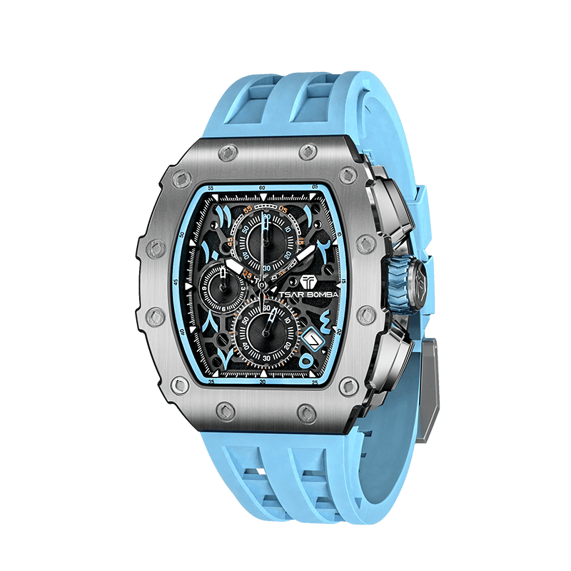 Official Tsar Bomba Elemental Series-Calendar Arabic Series - TB8204QA - Top G Watches
