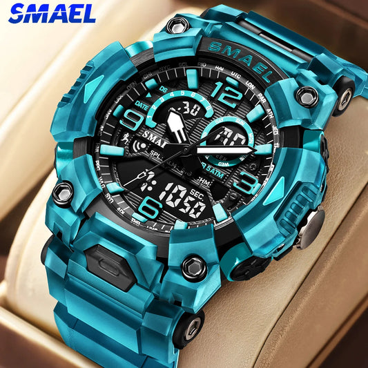 Smael 8099 Digital Sports Watch - Waterproof LED Multifunction Sports Watch - Top G Watches