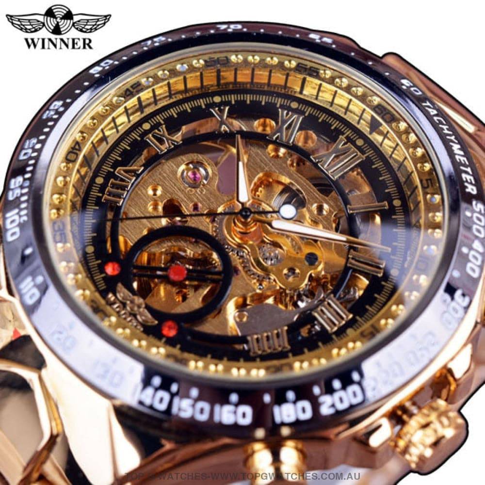 Winner Mechanical Self-Wind Business Casual Design Automatic Watch - Top G Watches