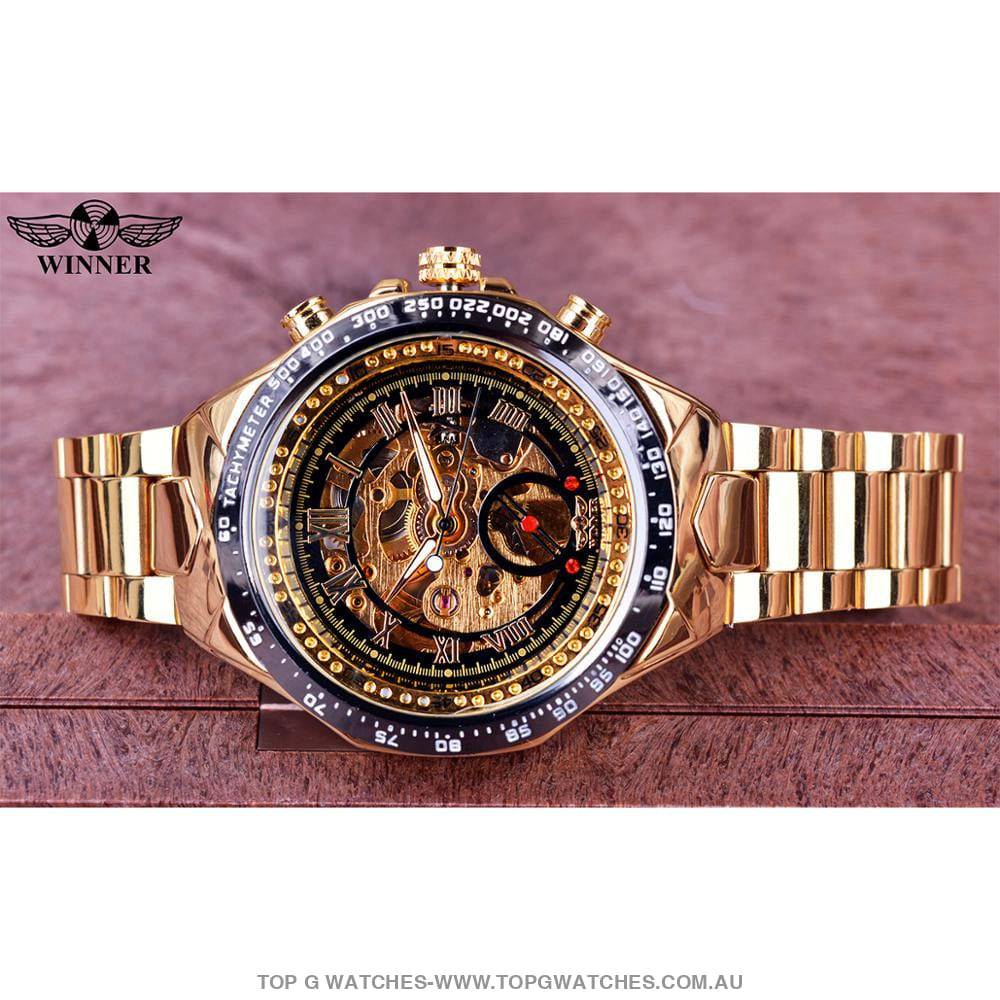 Winner Mechanical Self-Wind Business Casual Design Automatic Watch - Top G Watches