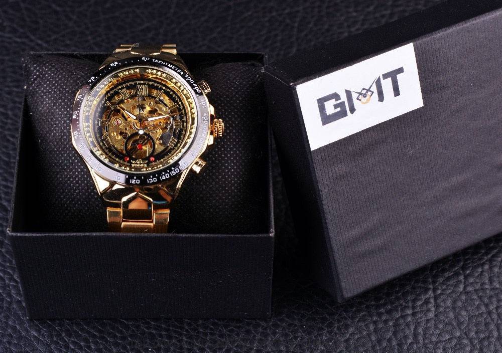 Winner Mechanical Self-Wind Business Casual Design Automatic Watch - Top G Watches