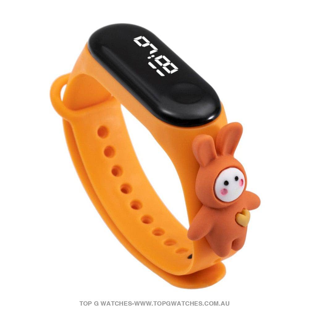 Waterproof Smart Touch Screen Digital Led Cartoon Sports Kid's Watch - Top G Watches
