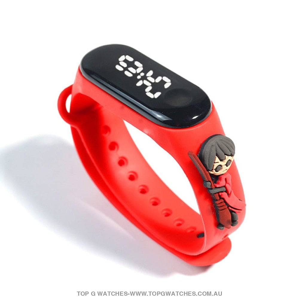 Waterproof Smart Touch Screen Digital Led Cartoon Sports Kid's Watch - Top G Watches