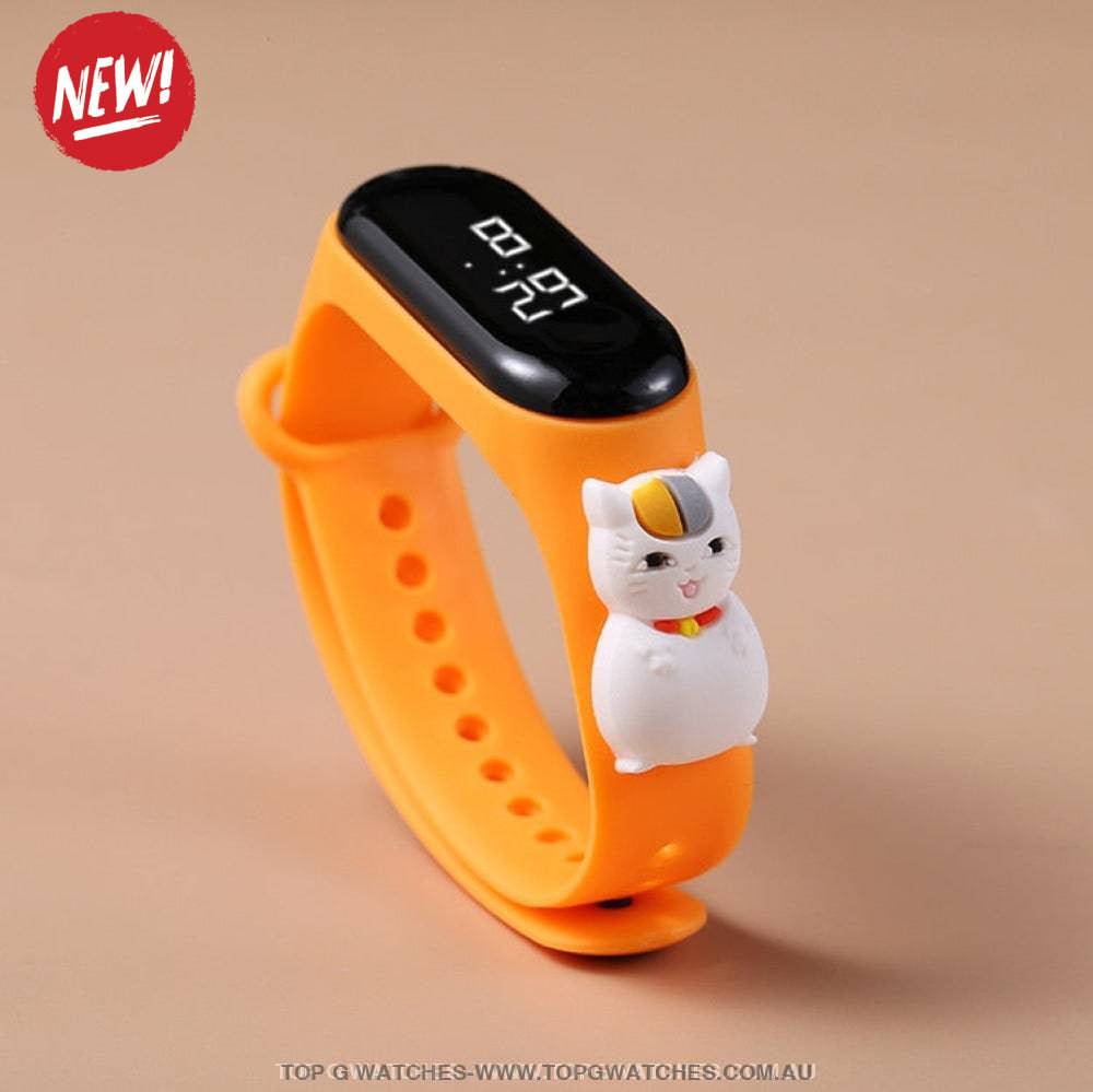 Waterproof Smart Touch Screen Digital Led Cartoon Sports Kid's Watch - Top G Watches