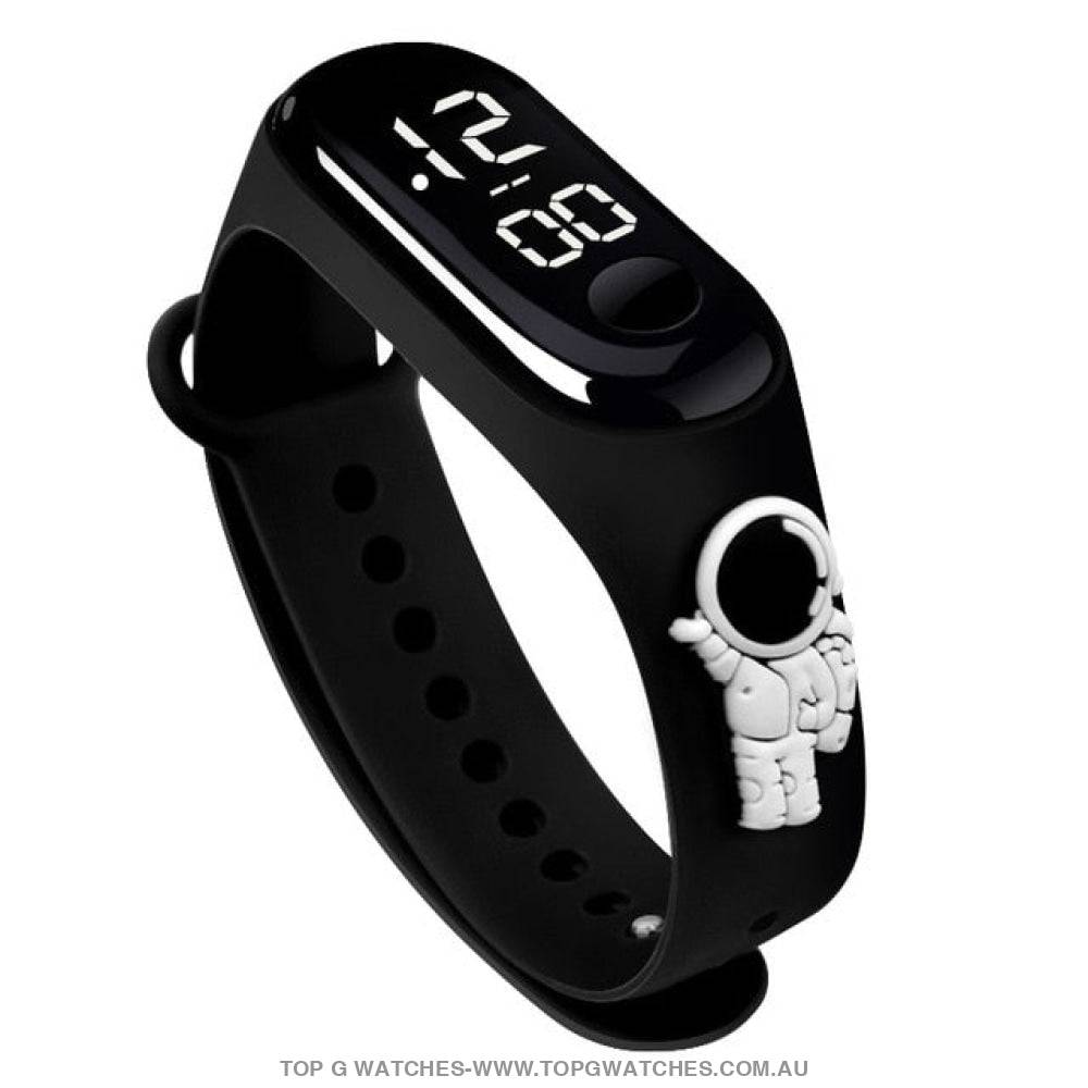 Waterproof Smart Touch Screen Digital Led Cartoon Sports Kid's Watch - Top G Watches