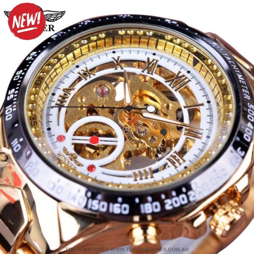 Winner Mechanical Self-Wind Business Casual Design Automatic Watch - Top G Watches