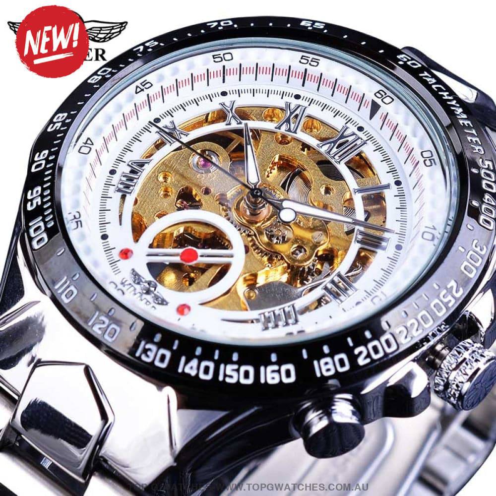 Winner Mechanical Self-Wind Business Casual Design Automatic Watch - Top G Watches