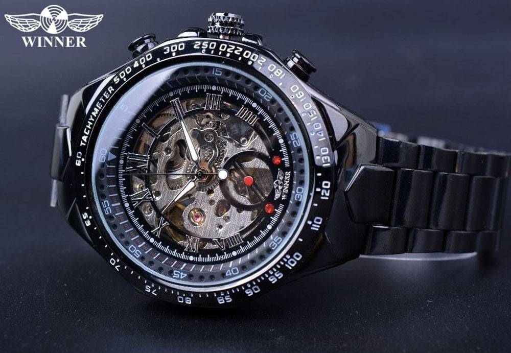 Winner Mechanical Self-Wind Business Casual Design Automatic Watch - Top G Watches