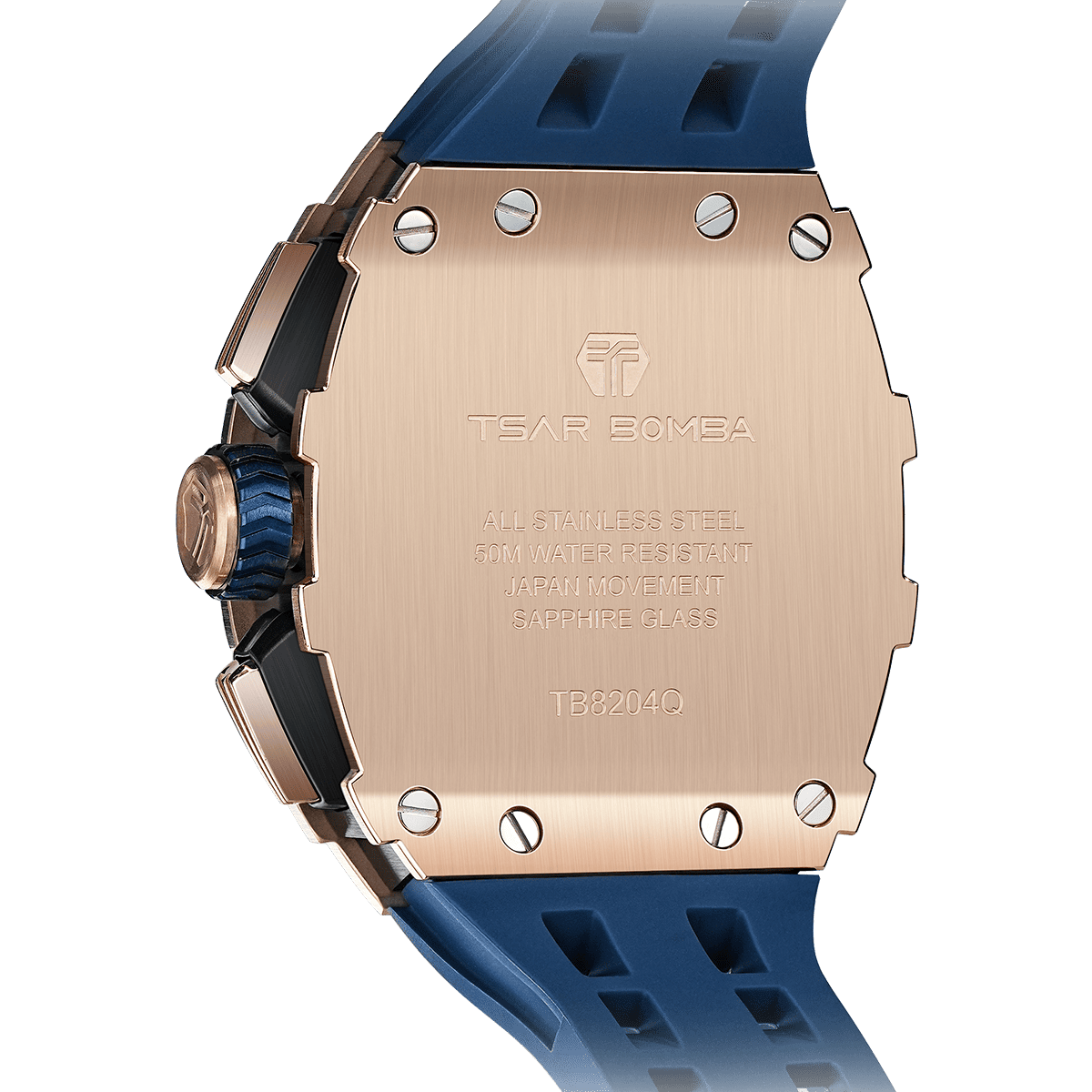 Official TSAR BOMBA Elemental Series TB8204Q – Calendar & Chronograph Watch
