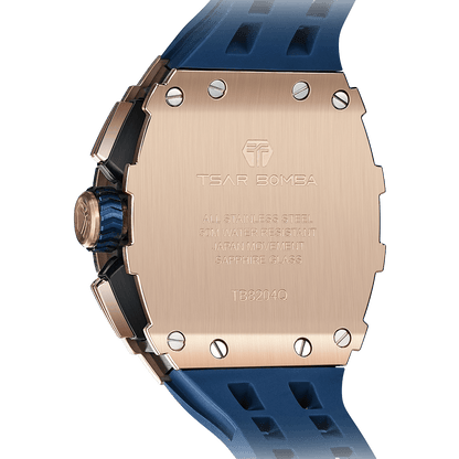 Official TSAR BOMBA Elemental Series TB8204Q – Calendar & Chronograph Watch