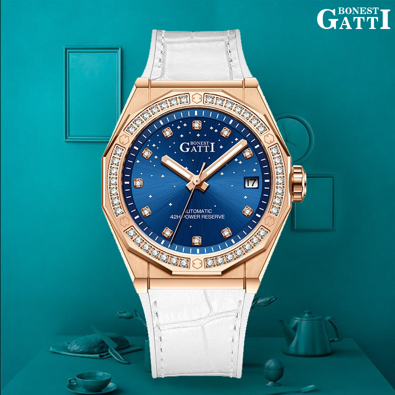 Bonest Gatti BG8902 Diamond Bezel – Citizen Automatic Women’s Watch - Top G Watches