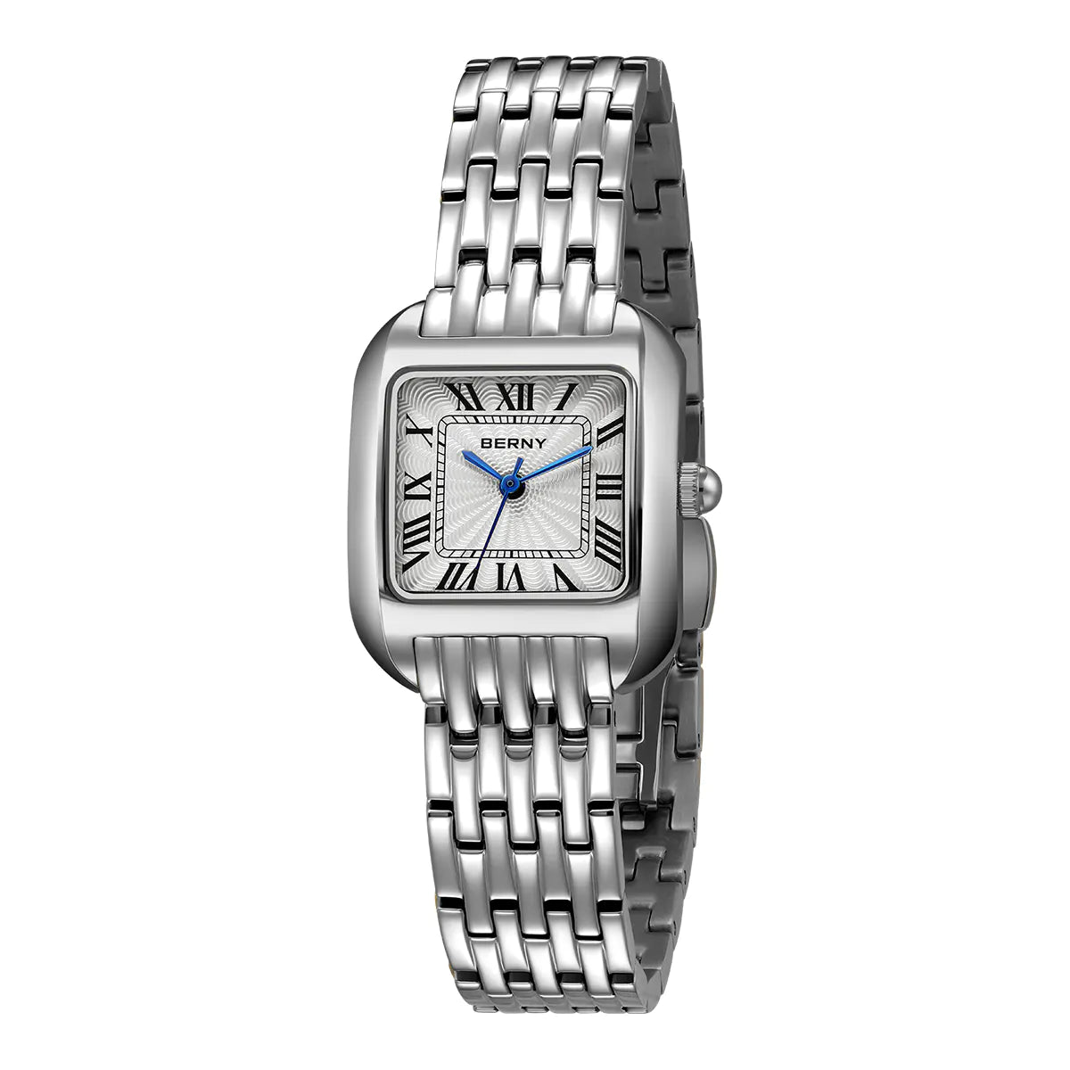 BERNY 2706VLS Women's Square Textured Dial Watch – Japanese Quartz - Top G Watches