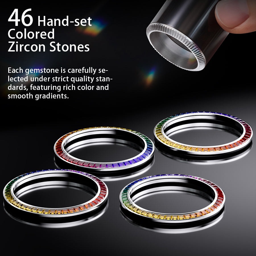 Bonest Gatti BG7002 Rainbow Tourbillon – Transparent K9 Crystal Masterpiece Watch - Top G Watches