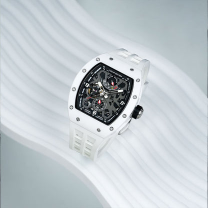 Official TSAR BOMBA Carbon Fibre Ceramic Kinetic Energy Automatic Watch – TB8212