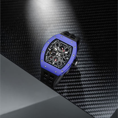 Official TSAR BOMBA Carbon Fibre Ceramic Kinetic Energy Automatic Watch – TB8212