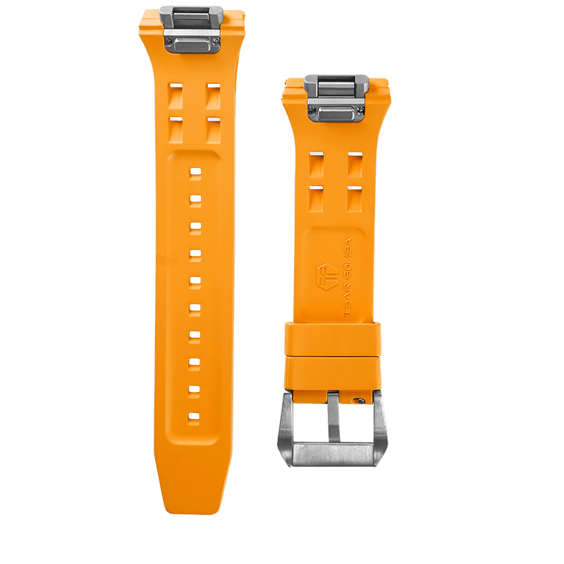 Official TSAR BOMBA Atomic-Interchangeable Watch - TB8214 & TB8218 Interchangeable FKM Rubber Wristband Strap
