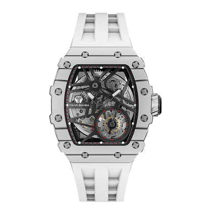 Official TSAR BOMBA Carbon Fibre Automatic Skeleton Watch – TB8209CF