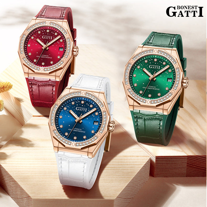Bonest Gatti BG8902 Diamond Bezel – Citizen Automatic Women’s Watch - Top G Watches