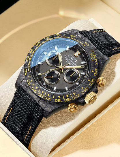 Bonest Gatti BG9010 Carbon Fibre Automatic Chronograph – Sport-Precision Craft - Top G Watches