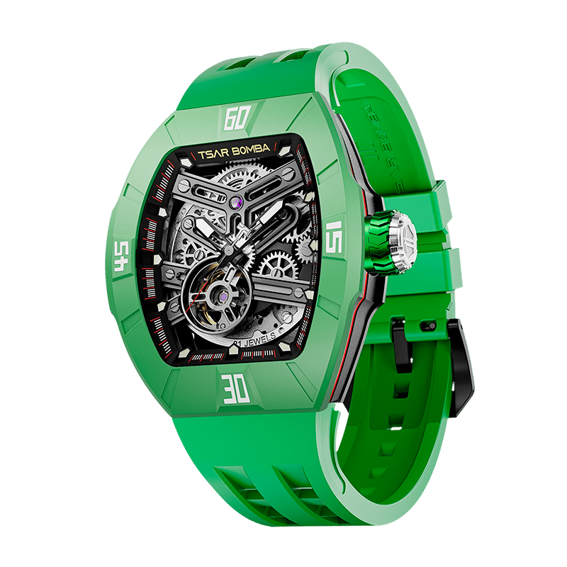 Official TSAR BOMBA TB8218 Atomic Automatic Watch – Interchangeable Collection