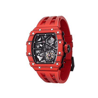 Official TSAR BOMBA Carbon Fibre Automatic Skeleton Watch – TB8209CF