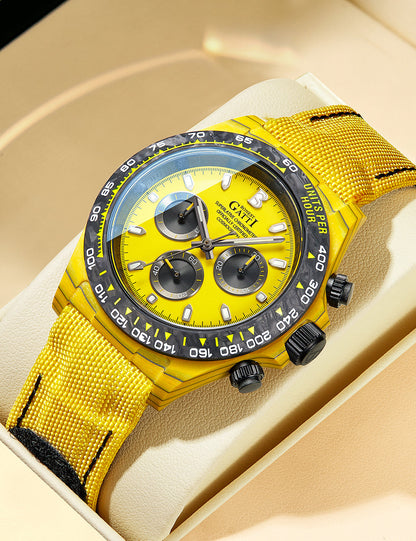 Bonest Gatti BG9010 Carbon Fibre Automatic Chronograph – Sport-Precision Craft - Top G Watches