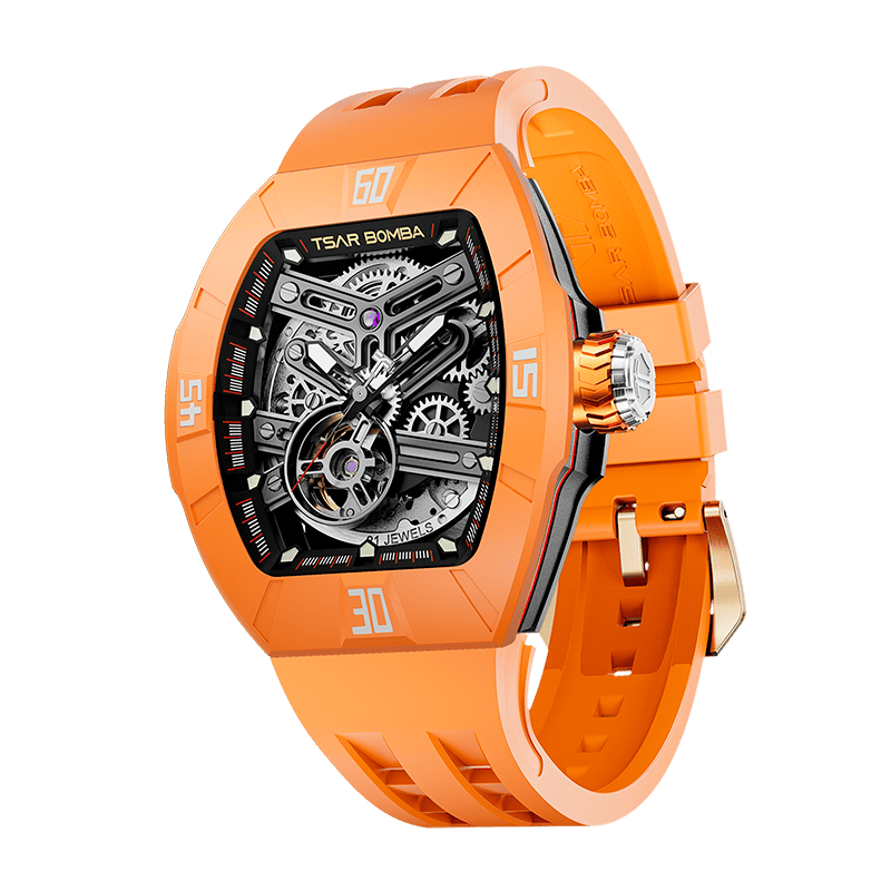 Official Tsar Bomba Atomic-Interchangeable Luxury Mechanical Watch – TB8218