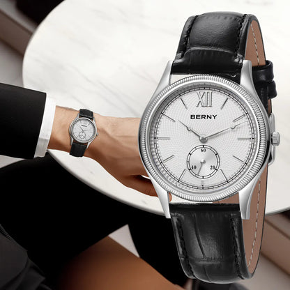 BERNY 2944M Men's Vintage Quartz Dress Watch | Miyota Movement - Top G Watches