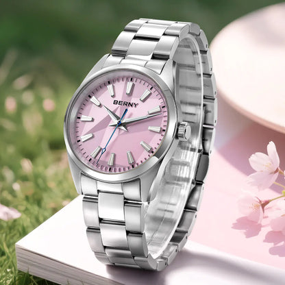 BERNY 2953M-PK Women's Fashion Sport Quartz Watch – Sapphire Crystal - Top G Watches