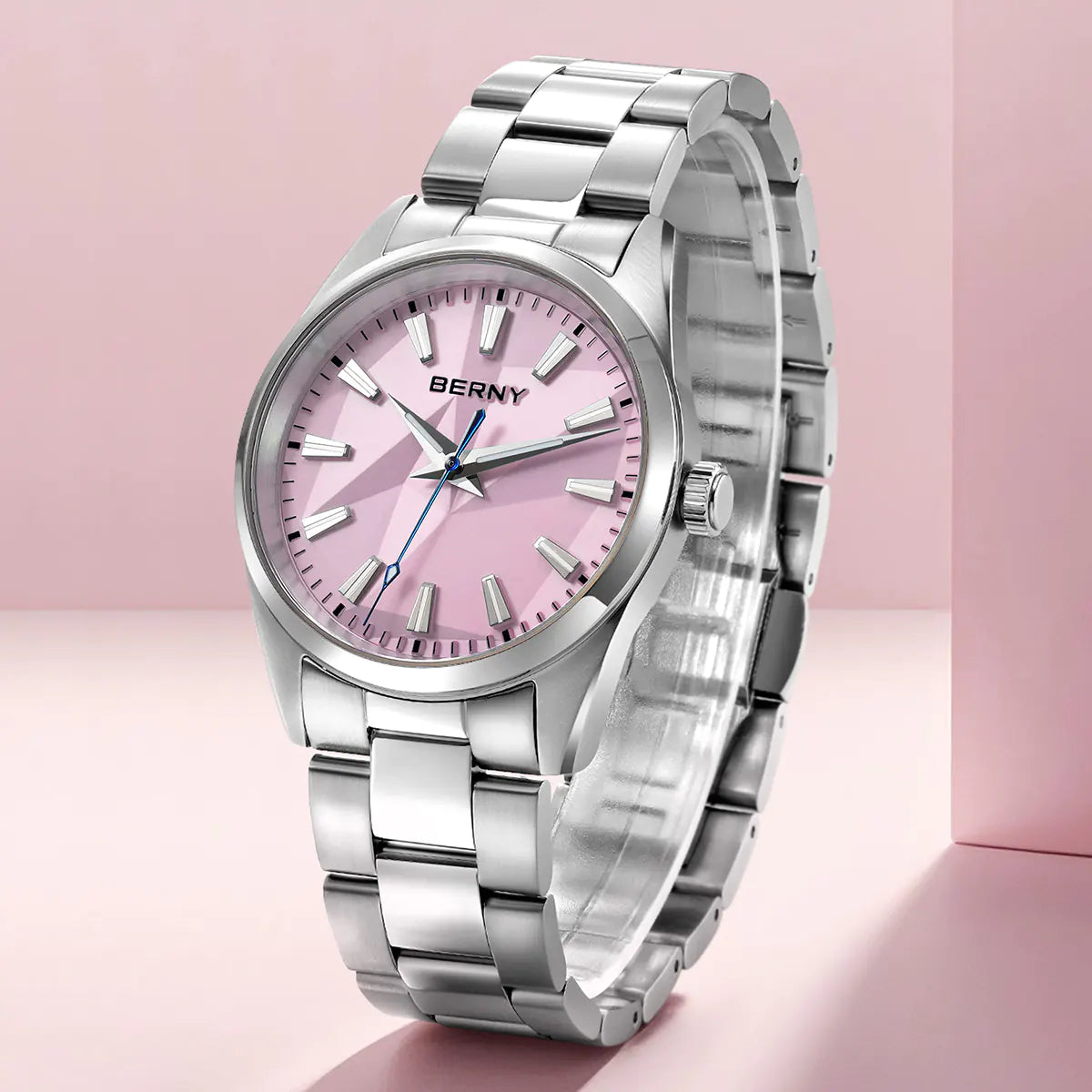 BERNY 2953M-PK Women's Fashion Sport Quartz Watch – Sapphire Crystal - Top G Watches