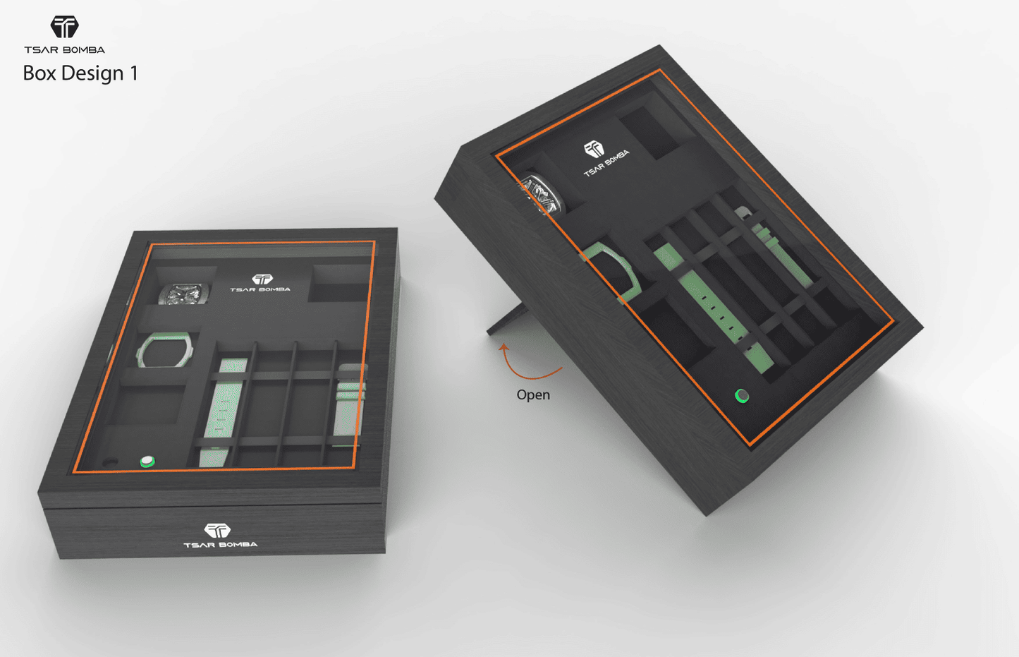 Official TSAR BOMBA Premium Luxury Watch Gift Box & Storage