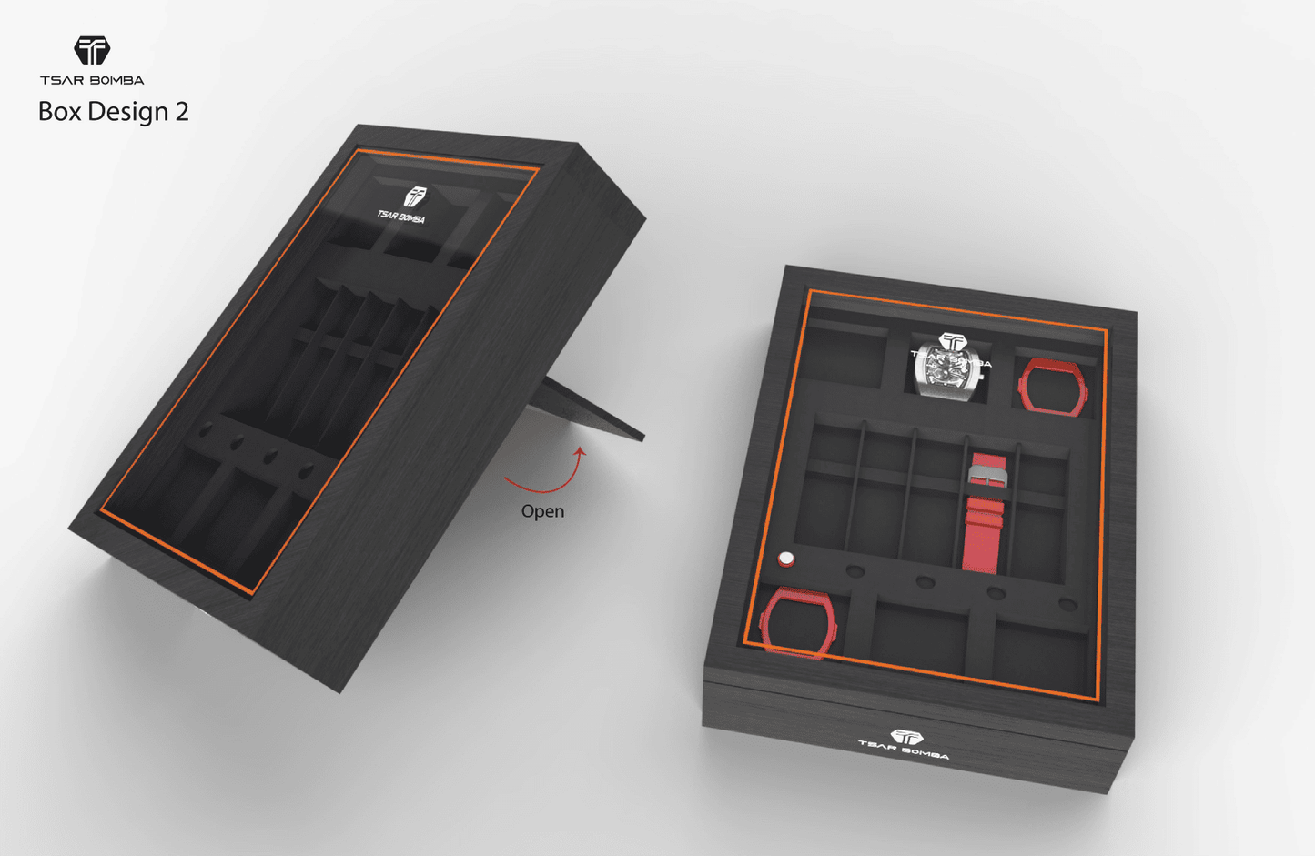 Official TSAR BOMBA Premium Luxury Watch Gift Box & Storage