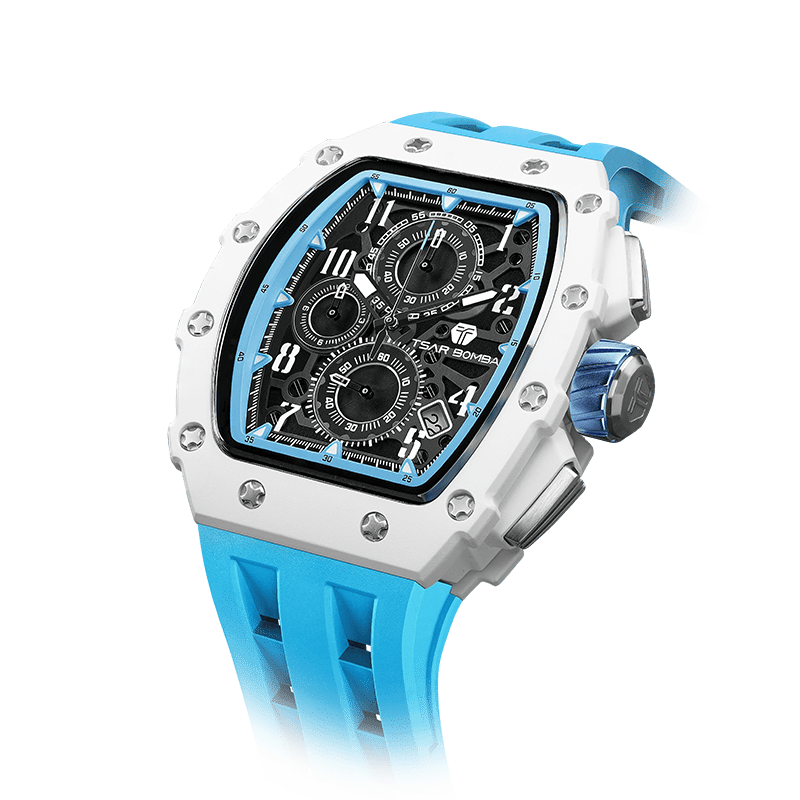 Official TSAR BOMBA Bio-Ceramic Edition TB8204B - Top G Watches