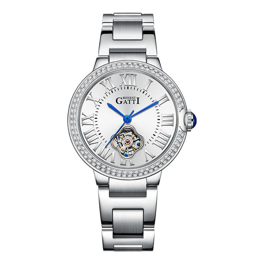 BONEST GATTI BG3006 Ladies Skeleton Automatic Watch – Sapphire Crystal