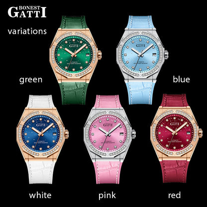 Bonest Gatti BG8902 Diamond Bezel – Citizen Automatic Women’s Watch - Top G Watches