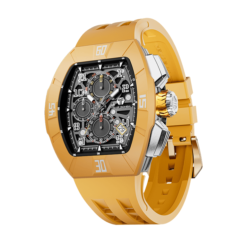 Official TSAR BOMBA – Atomic Interchangeable Luxury Calendar Watch TB8214