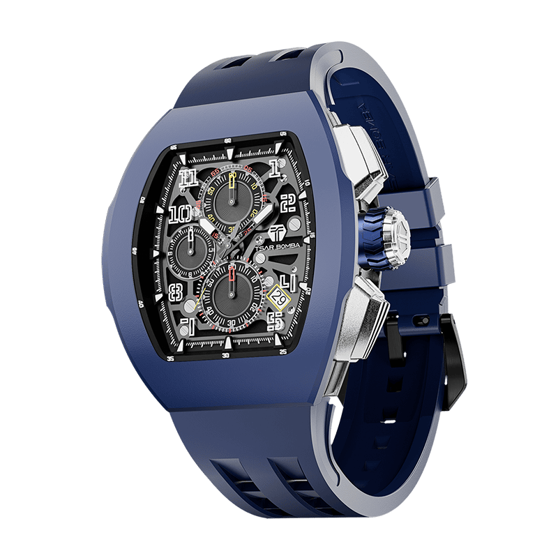 Official TSAR BOMBA – Atomic Interchangeable Luxury Calendar Watch TB8214