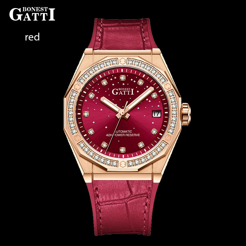 Bonest Gatti BG8902 Diamond Bezel – Citizen Automatic Women’s Watch - Top G Watches