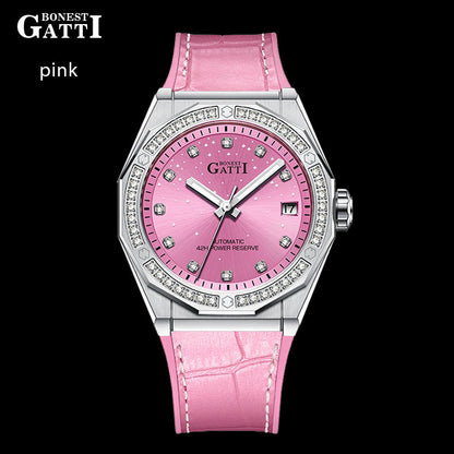 Bonest Gatti BG8902 Diamond Bezel – Citizen Automatic Women’s Watch - Top G Watches